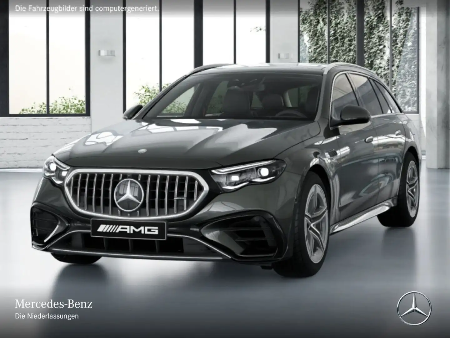 Mercedes-Benz E 53 AMG T 4M Hybrid Fahrass 360° Pano Burmester Grijs - 2
