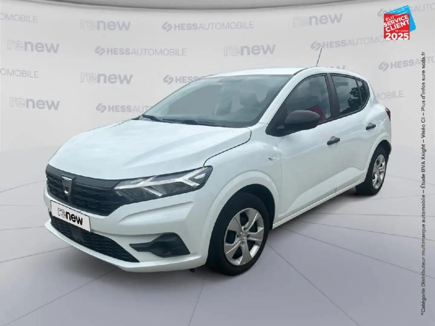 Dacia Sandero 1.0 SCe 65ch Essential Blanc - 1