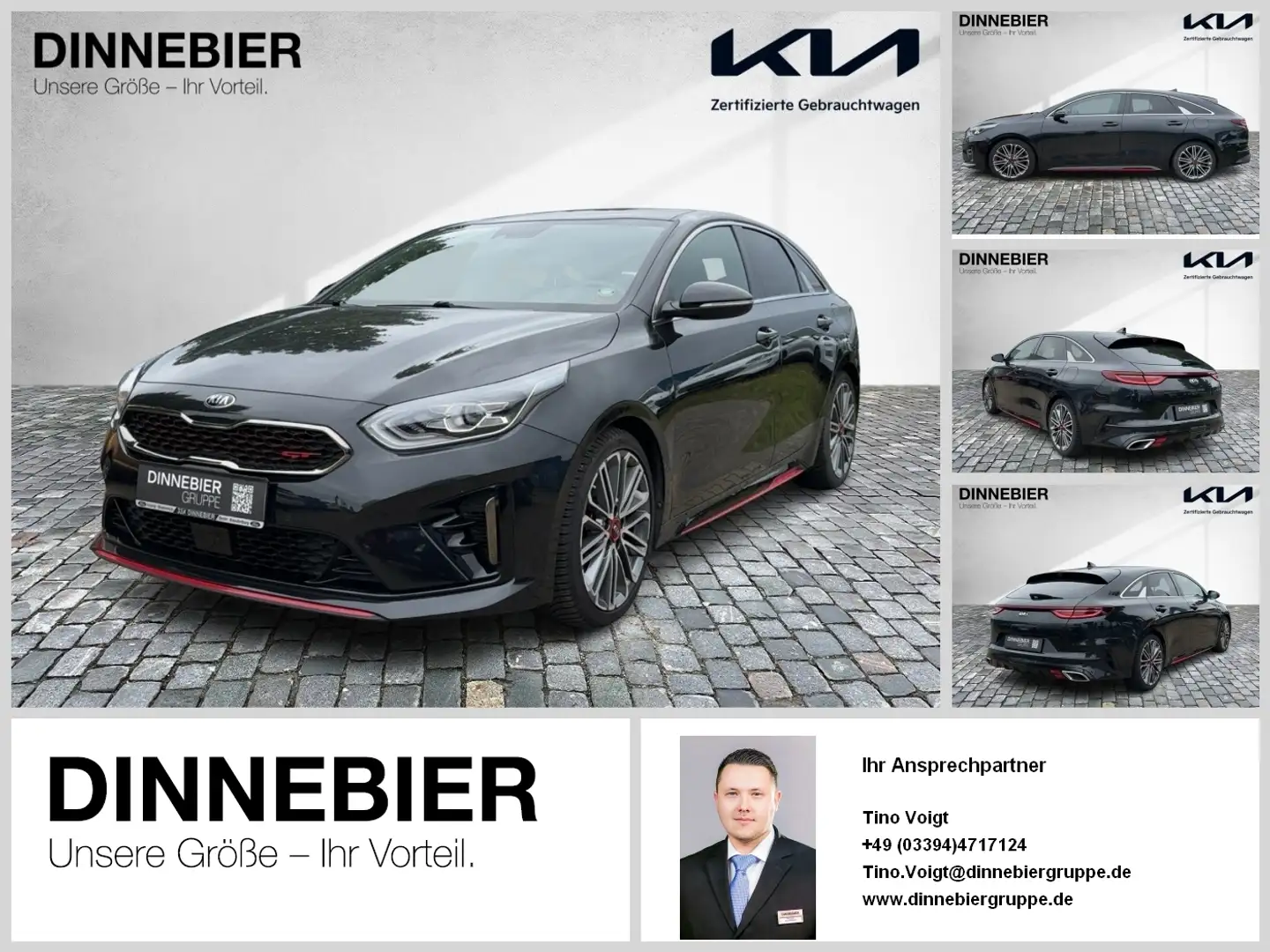 Kia ProCeed / pro_cee'd PROCEED GT 1.6 T-GDI 150KW *LED/NAVI/SOUND* Schwarz - 1