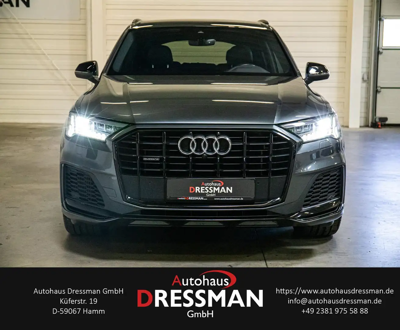 Audi Q7 60 TFSIe S-LINE MATRIX 360° AHK AIR 21Z Grau - 2