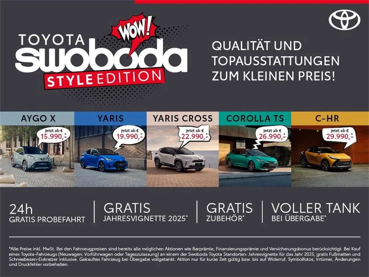 Toyota Yaris 1,5 l Hybrid 116 PS Active Drive + Safety Grau - 2