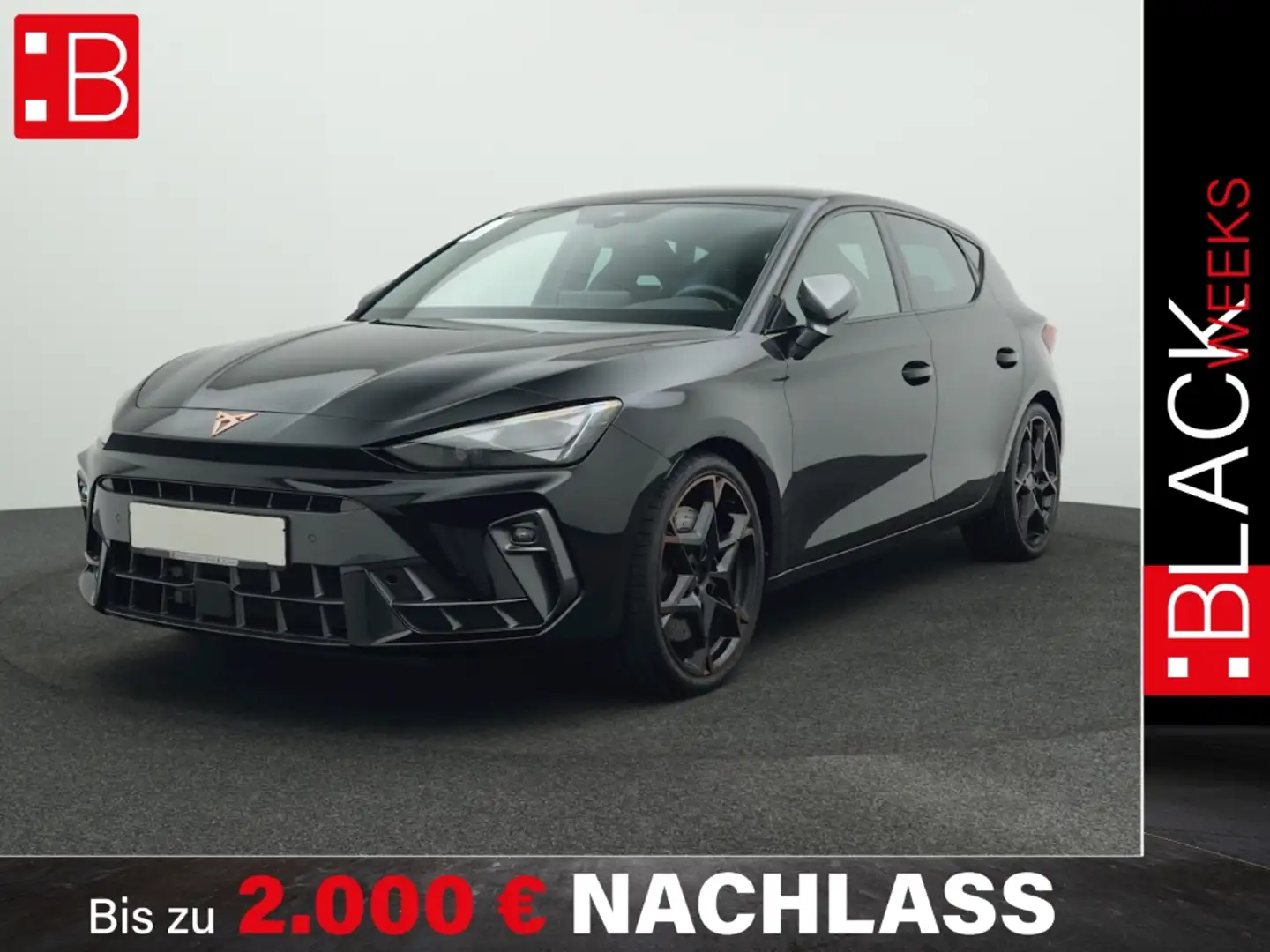 CUPRA Leon 2.0 TSI DSG VZ 5-J-GAR MATRIX KAMERA ACC DCC Schwarz - 1