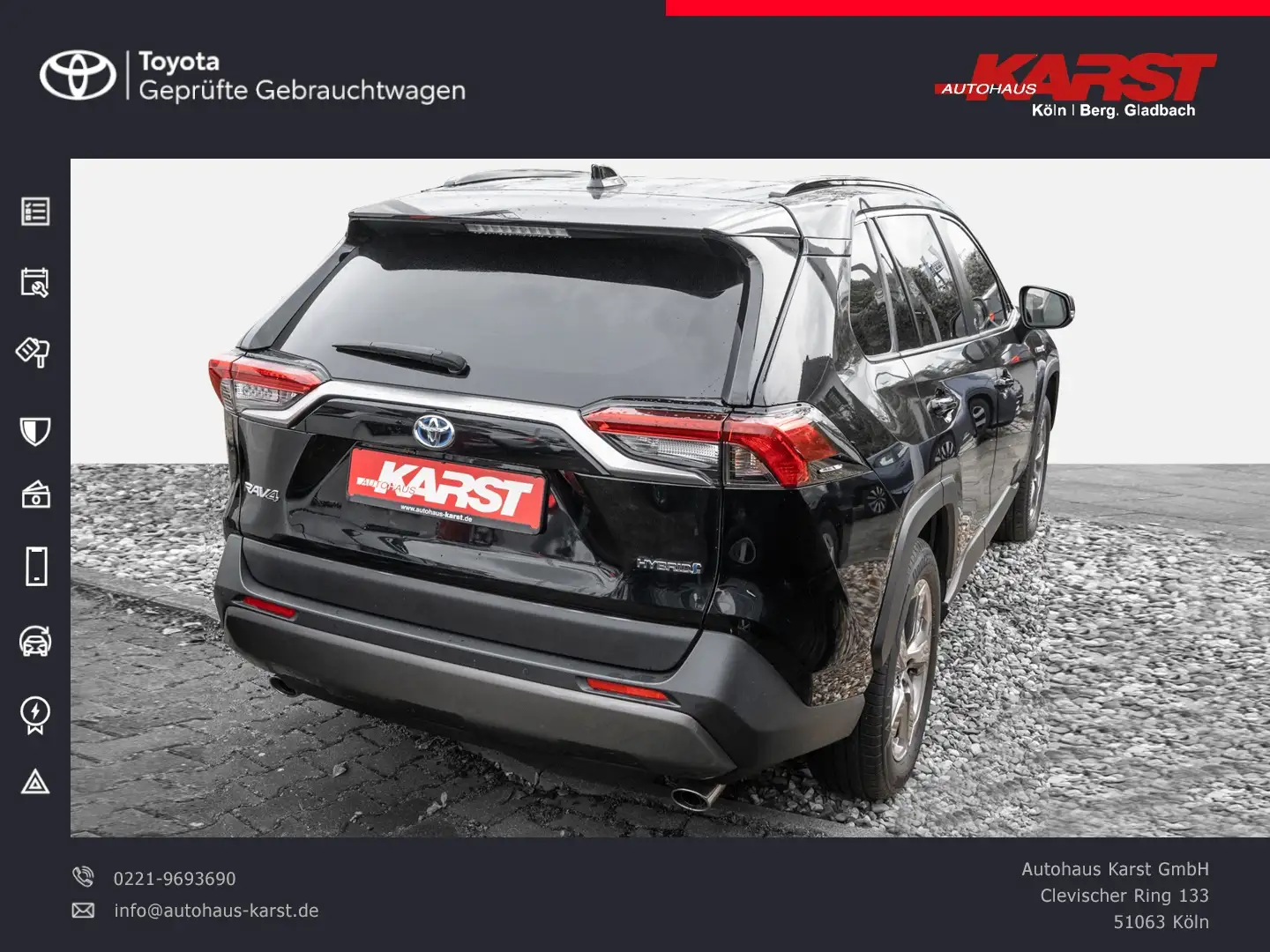 Toyota RAV 4 RAV4 2.5l Hybrid 5-Türer Team D Kamera Toterw. Schwarz - 2