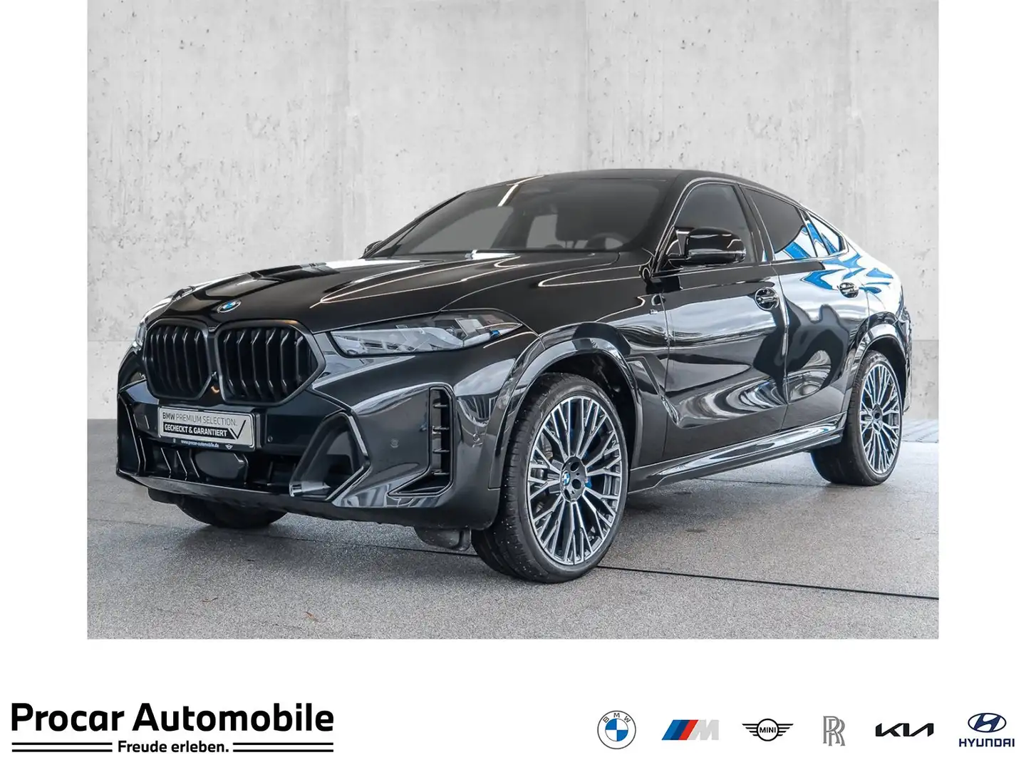 BMW X6 xDrive40d M Sport HUD PANO ACC AHK RFK NAVI Schwarz - 1