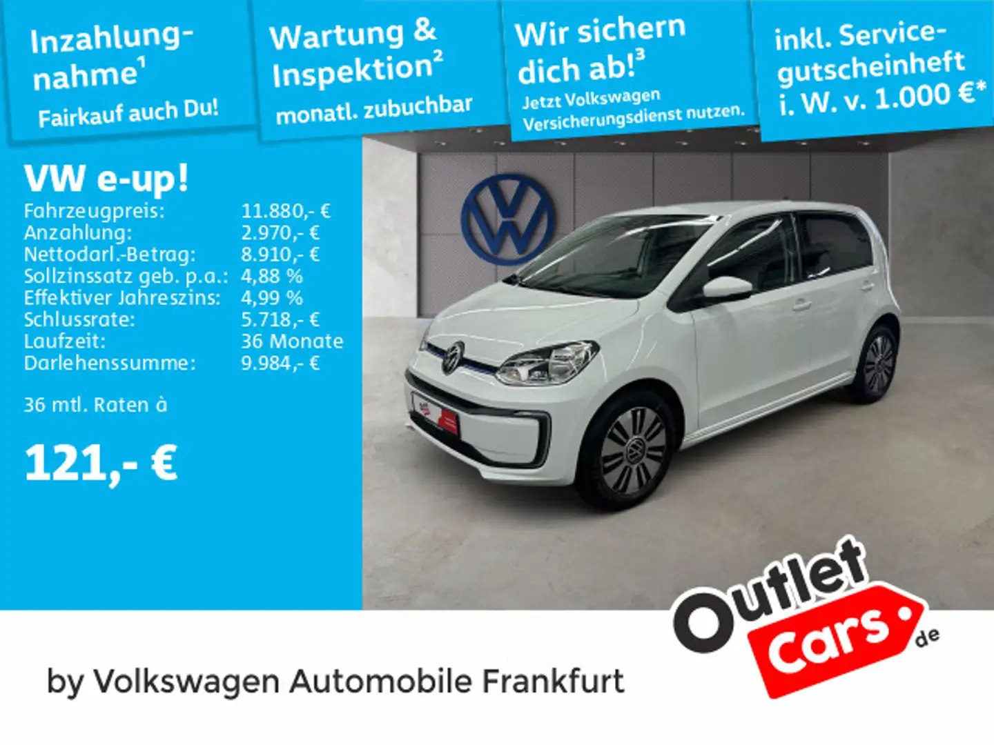 Volkswagen e-up! Style Plus Blanco - 1