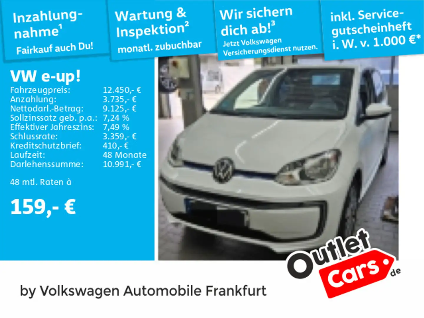 Volkswagen e-up! Style Plus Weiß - 1