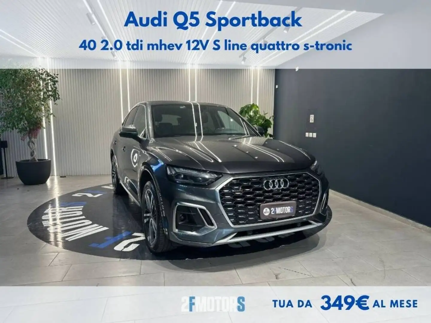 Audi Q5 40 2.0 tdi mhev 12V S line quattro s-tronic Grau - 1