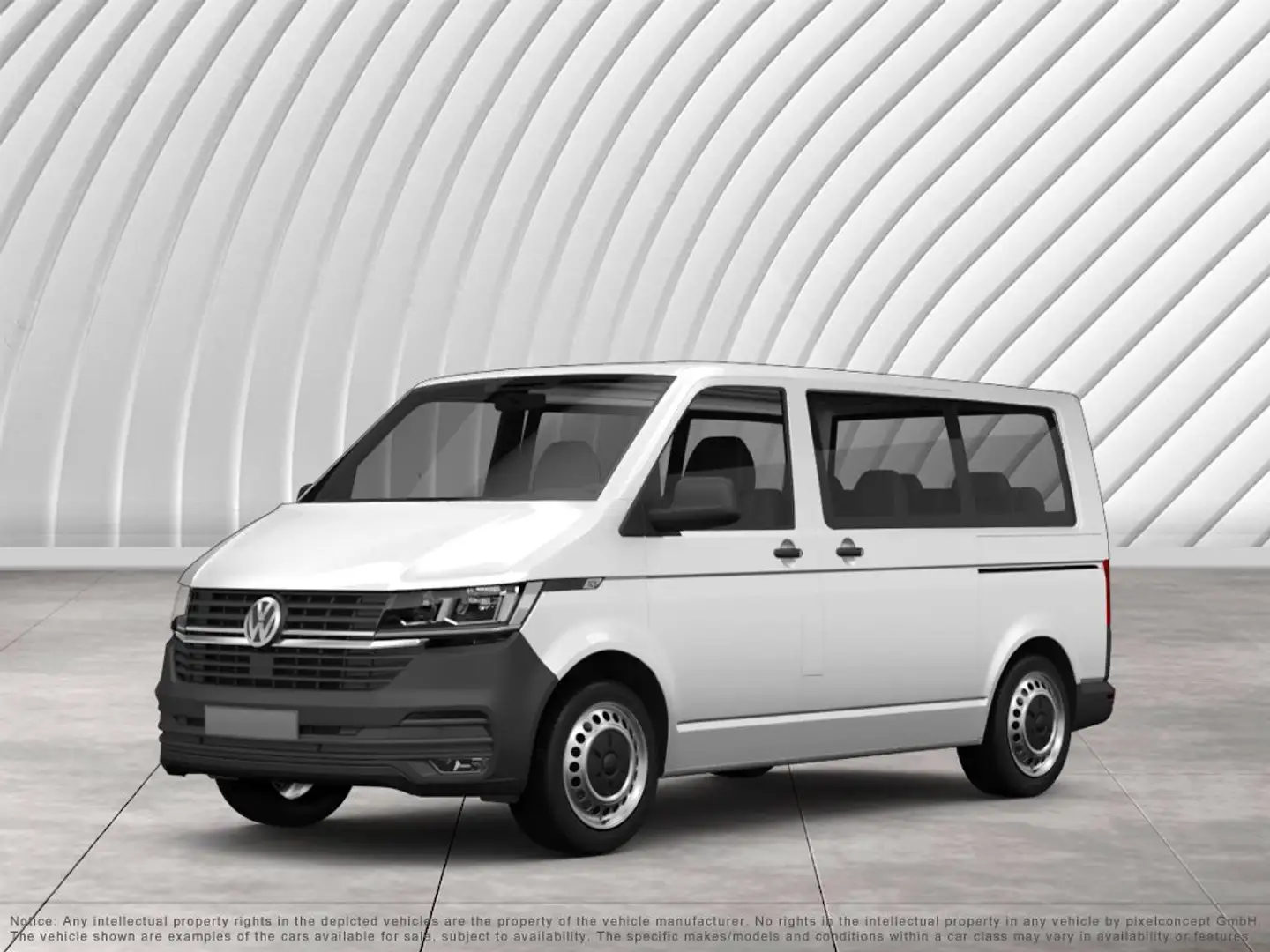 Volkswagen T6 Kasten FWD ACC NAVI PDC V+H Tempomat Klima Wit - 1