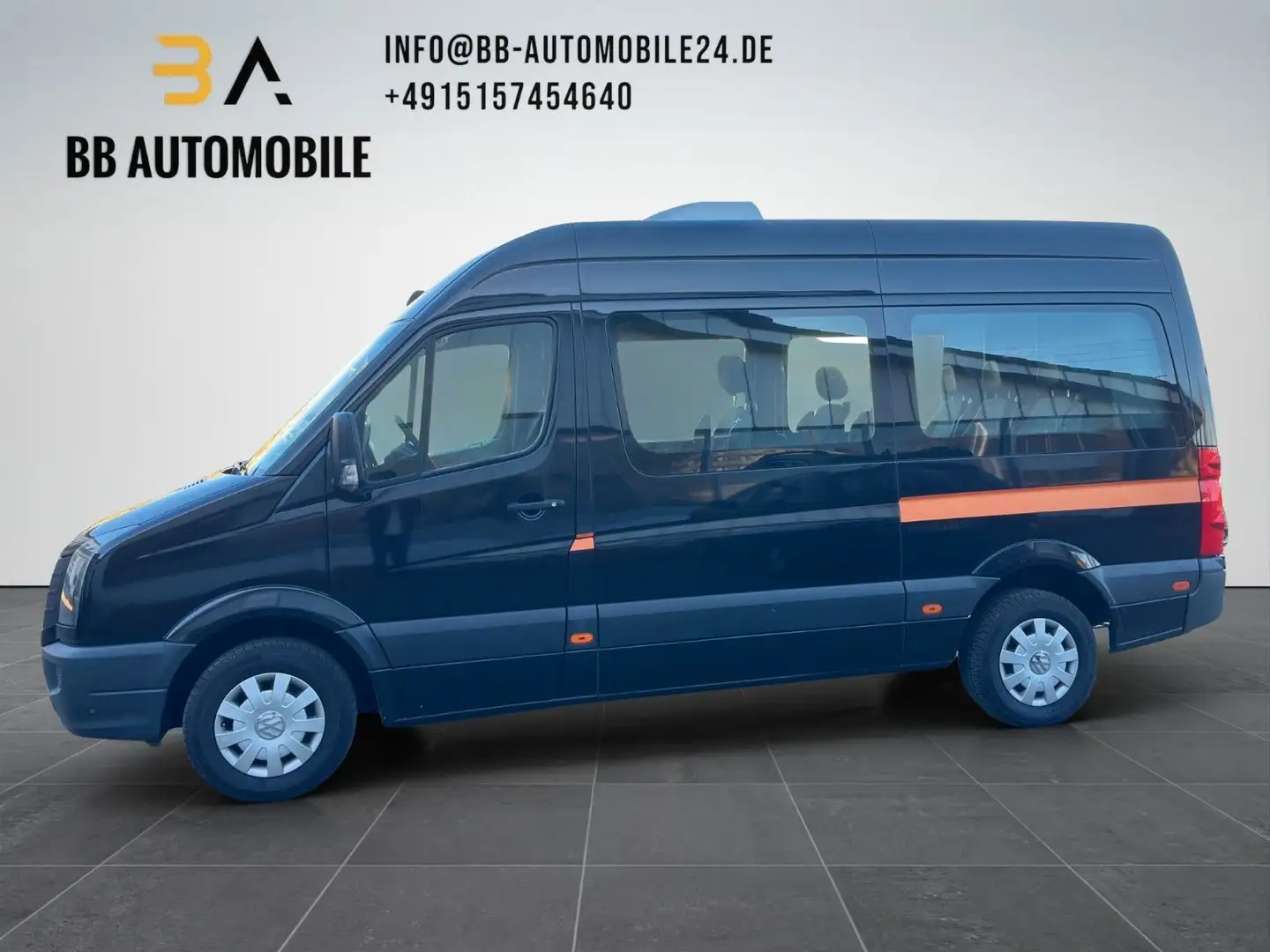 Volkswagen Crafter Kombi 35 L2H2 Hochdach 8 SITZER STAND.H Schwarz - 2