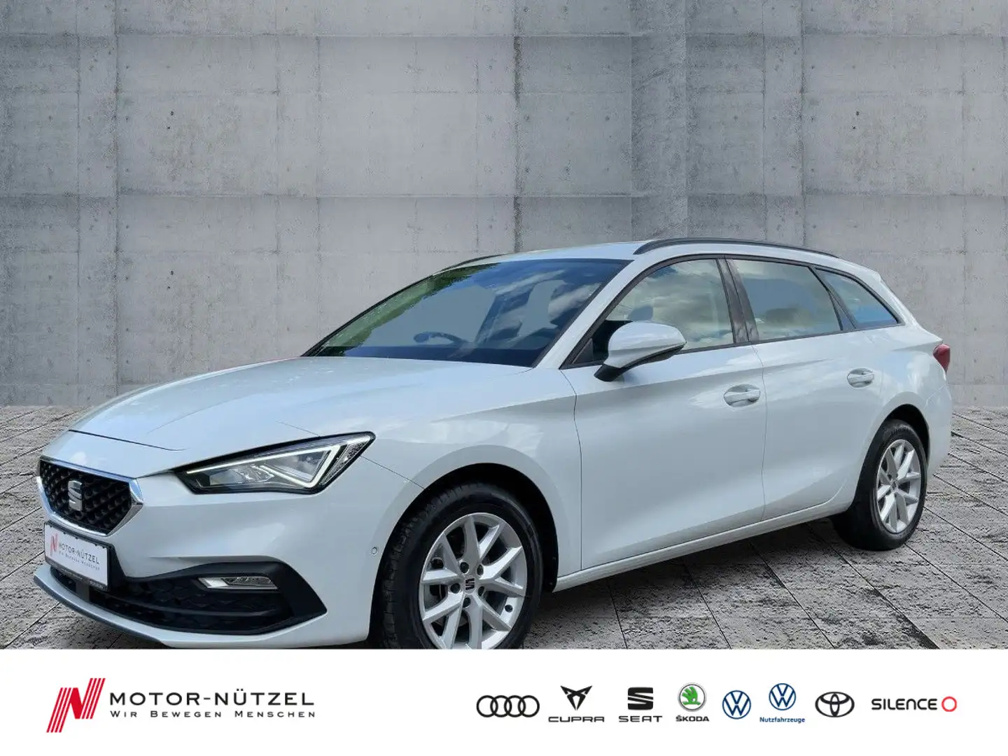 SEAT Leon ST 1.5eTSI DSG STYLE LED+DAB+BT+GRA+PDC+NSW Weiß - 1