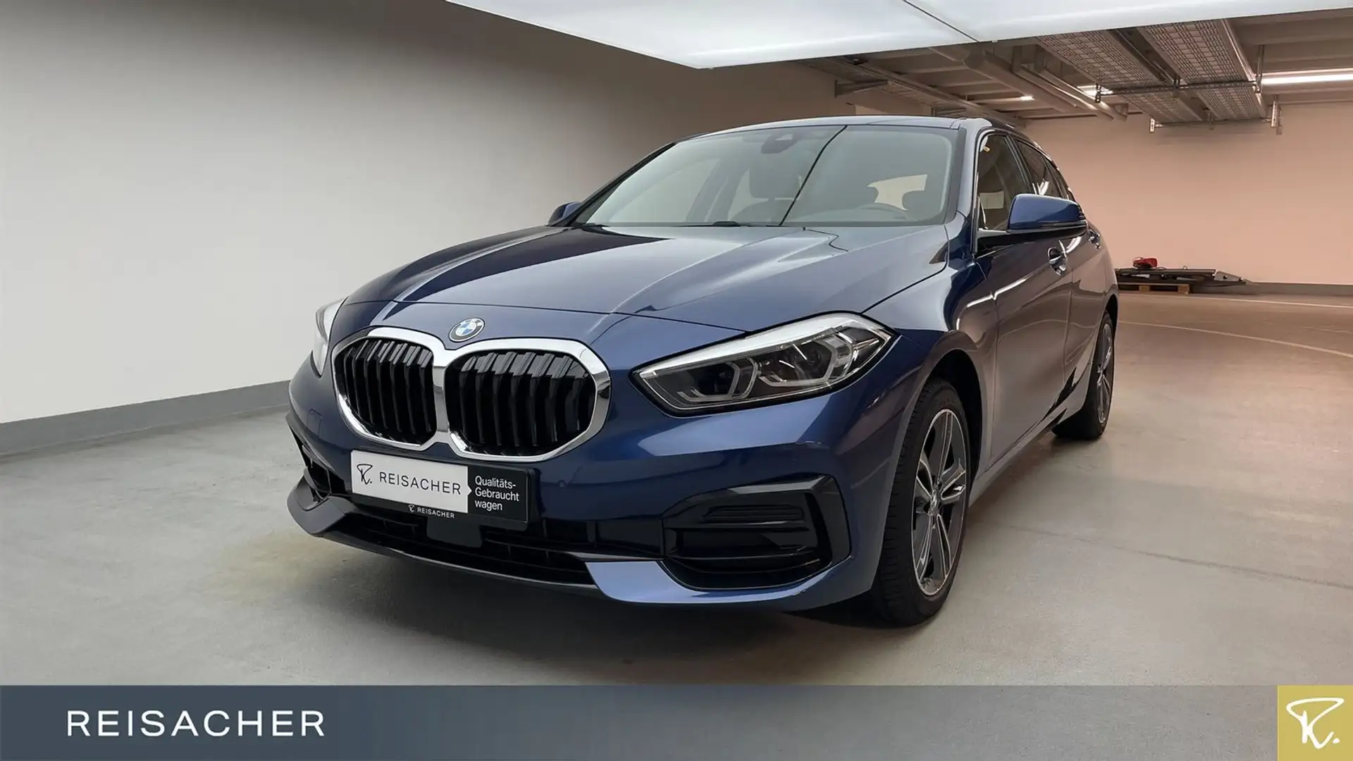 BMW 118 iA Sport-Line DKG LCProf LED DAB Tempomat Blau - 1