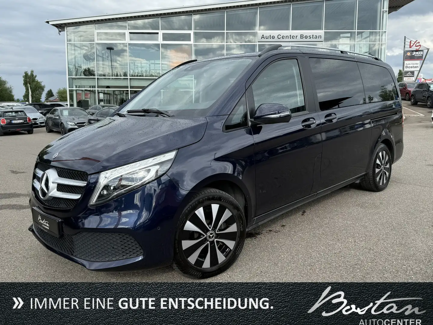 Mercedes-Benz V 250 d LANG/KAMERA/NAVI/LED/2xSCHIEBETÜR/1.HAND Blue - 1
