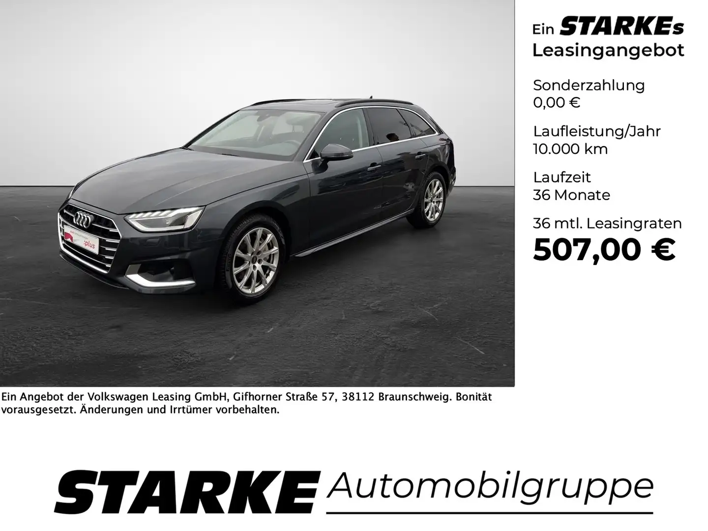 Audi A4 Avant 40 TFSI S tronic advanced Grau - 1
