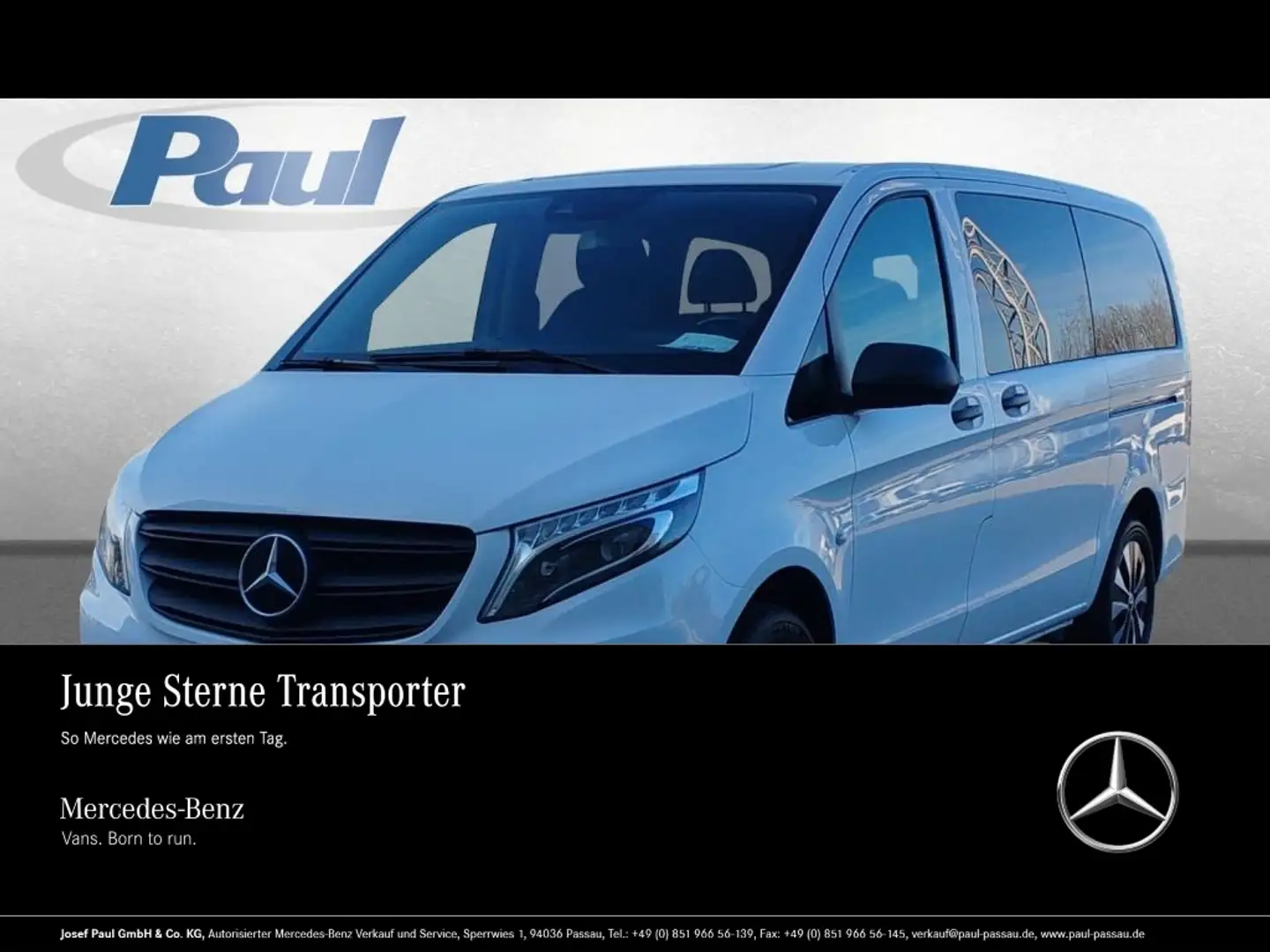Mercedes-Benz Vito 119 CDI Mixto 4x4 Navi+Distr+Kam+LED+AHK Blanc - 1
