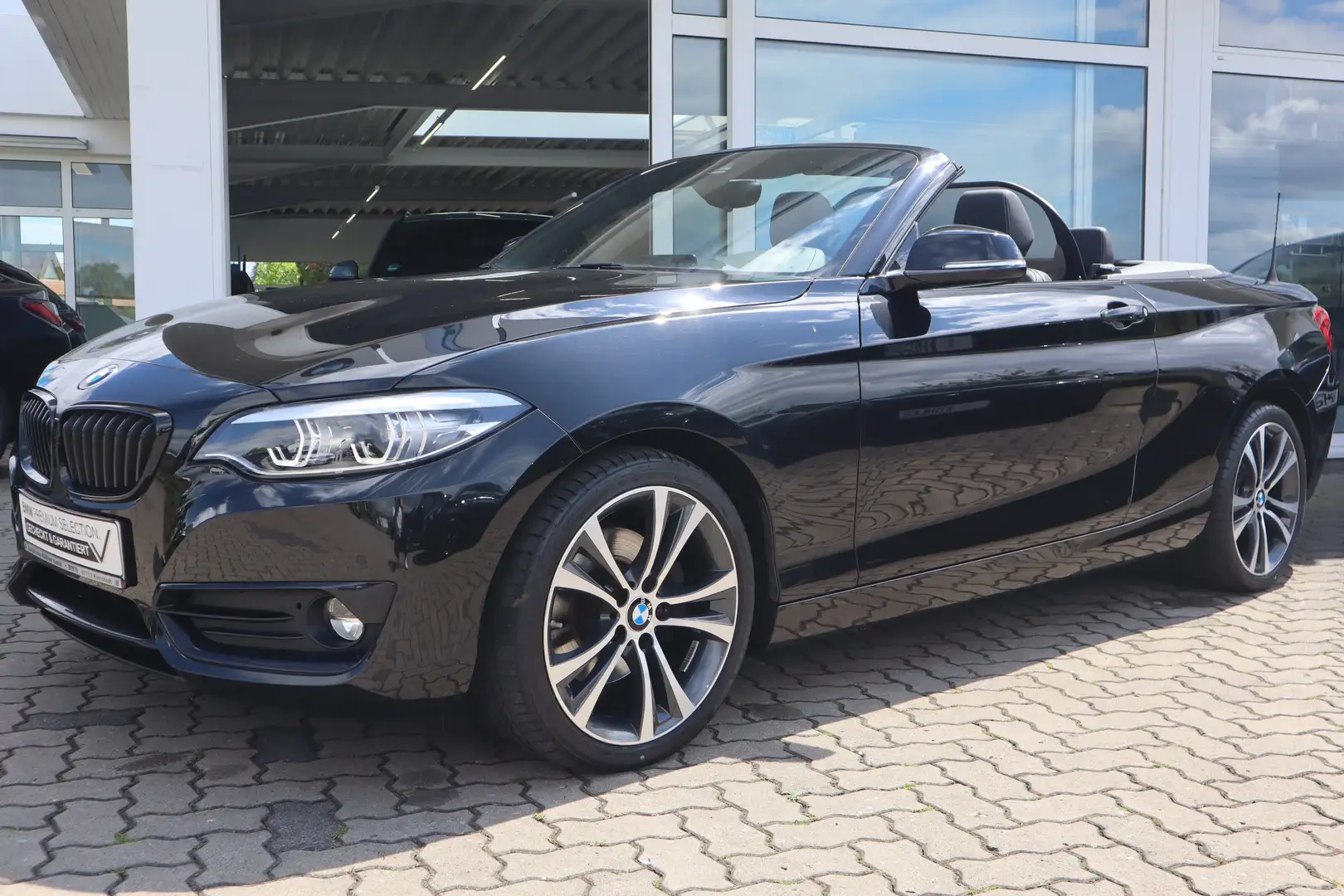 BMW 220 i Cabrio Sport Line HK HiFi DAB LED WLAN RFK Negru - 1