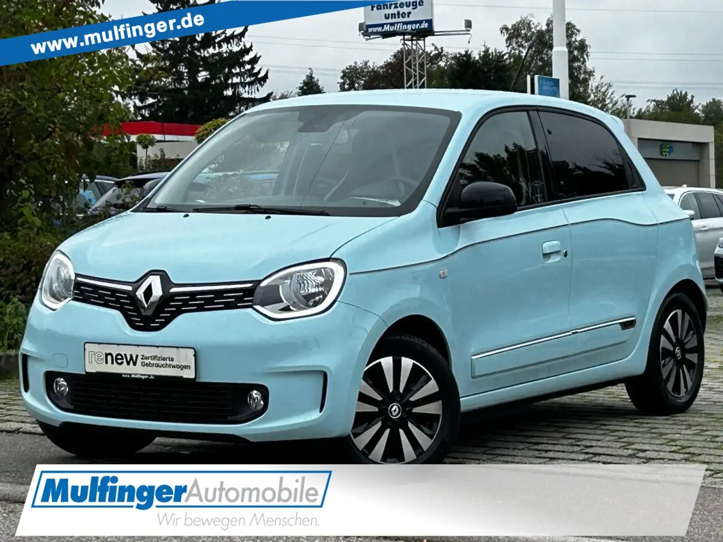 Renault Twingo Electric Techno Sitzh.Kamera Klima Apple Blau - 1