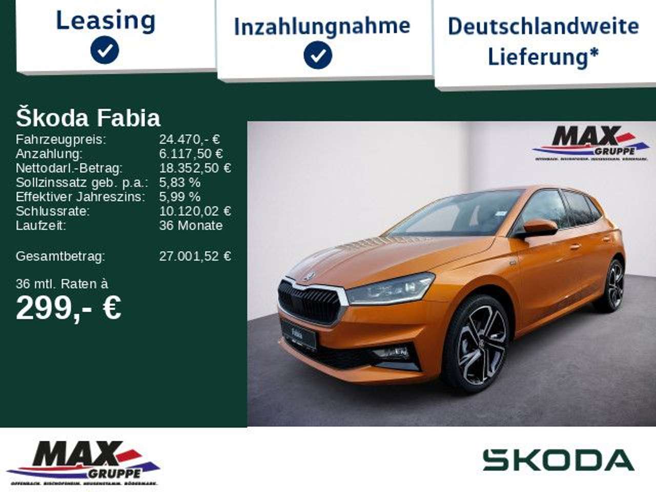 Skoda Fabia — Skoda Fabia 1.0 TSI Drive CARPLAY*LED*KAMERA*AHK*ACC