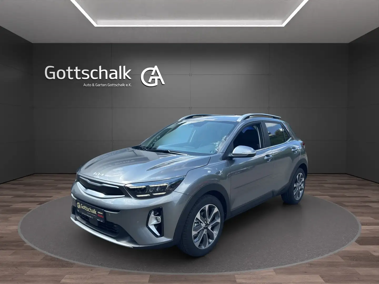 Kia Stonic 1.0 T-GDI DCT Spirit Grau - 1