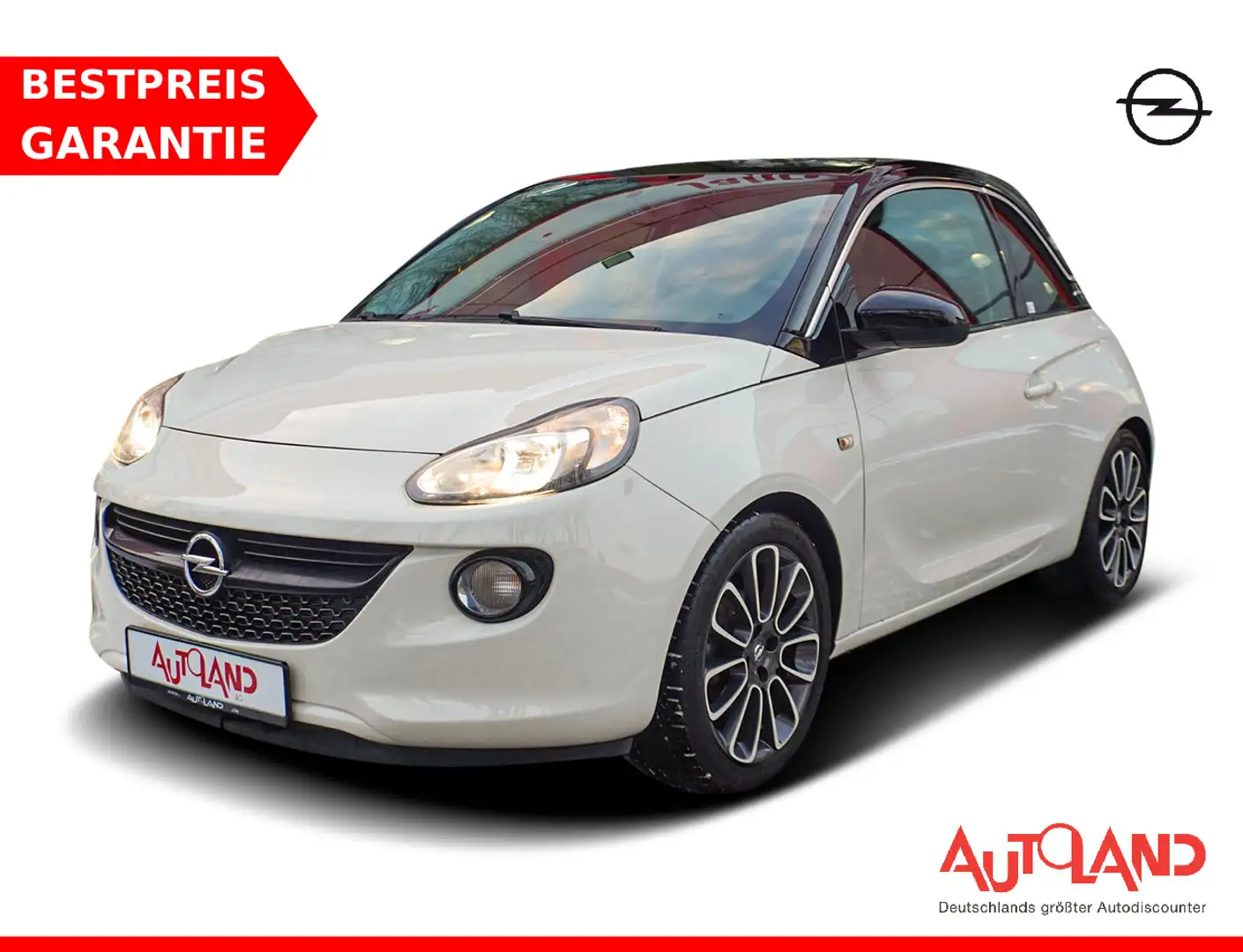 Opel Adam 1.2 Basis Winterpaket Tempomat Bluetooth Blanc - 1