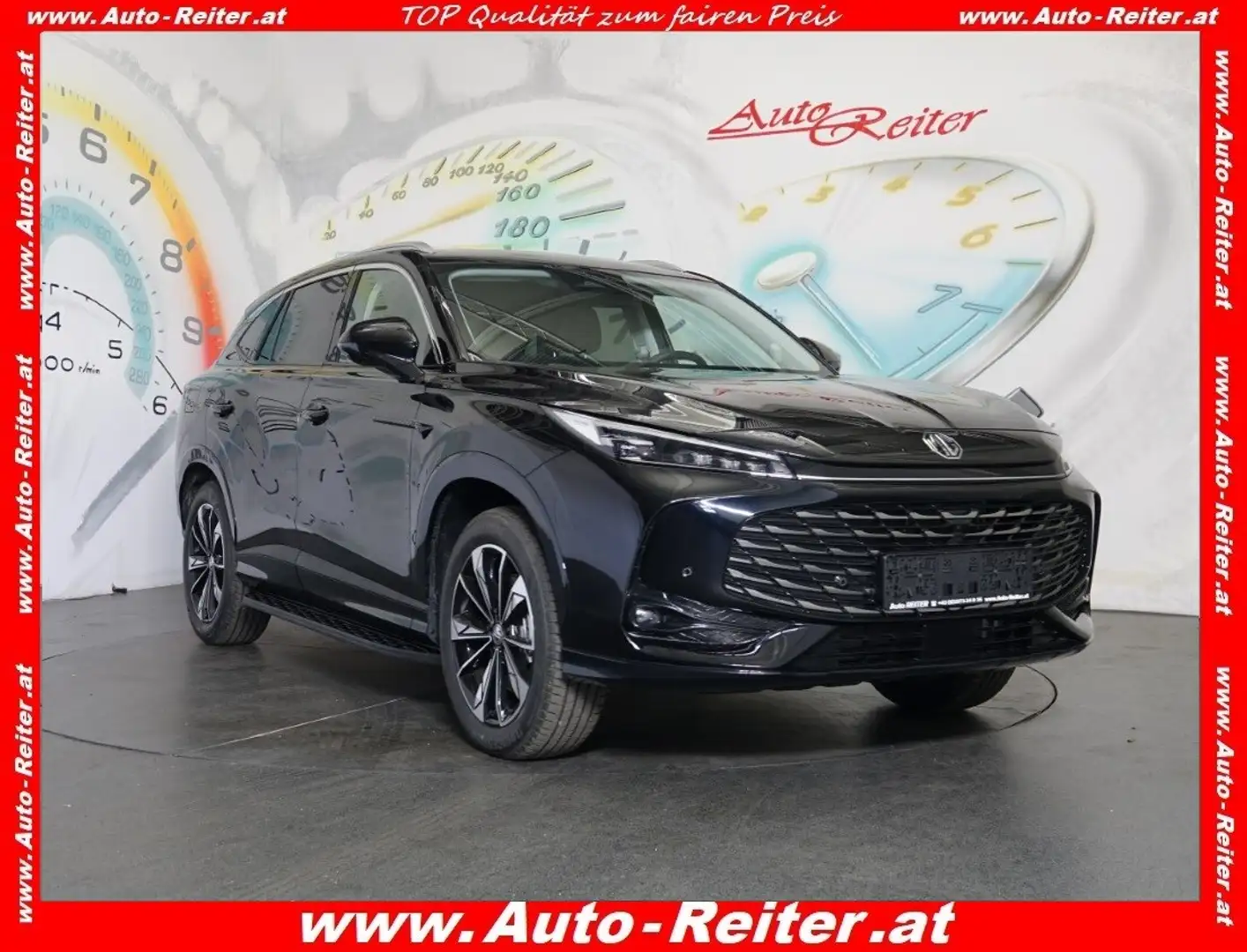 MG HS PHEV+ Luxury 21,4kWh Aut. *LED, ACC,NAVI, LEDER... Schwarz - 1