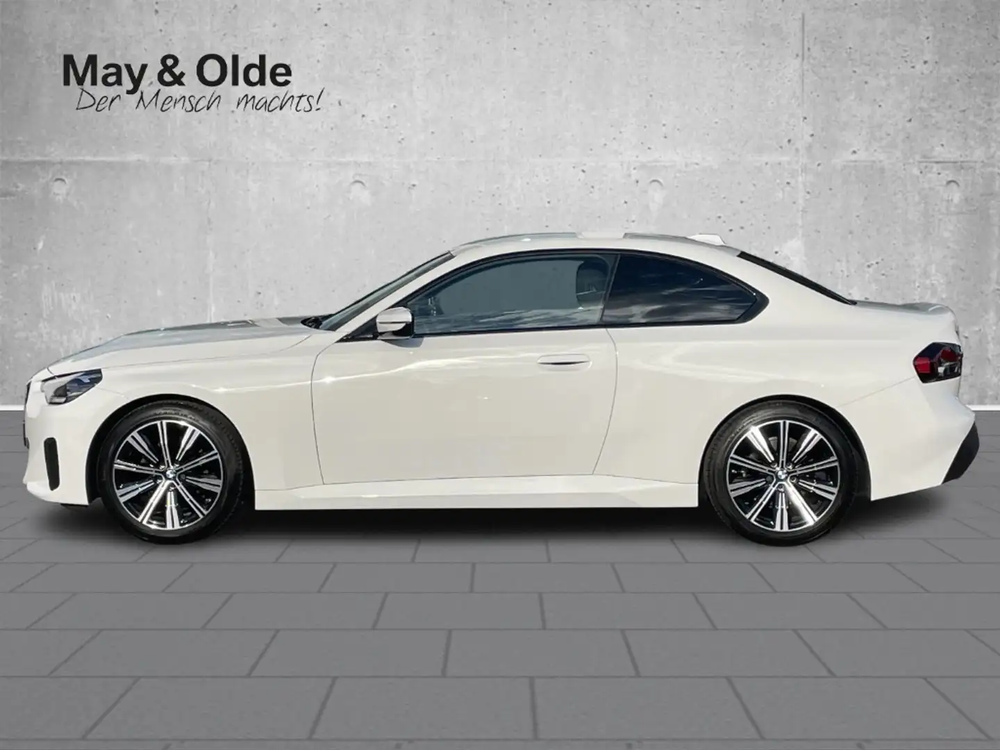 BMW 218 i Coupe Aut. LED Navi DAB Sitzhzg Tempomat Weiß - 2