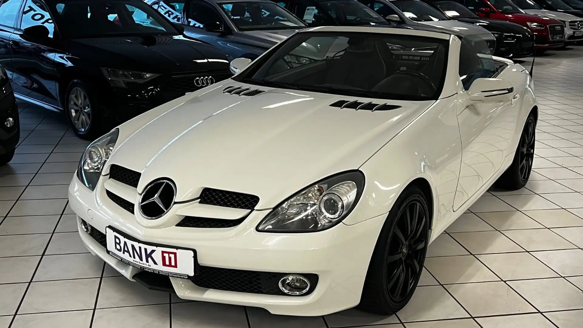 Mercedes-Benz SLK 200 Kompressor TÜV&AU neu&Garantie Weiß - 2