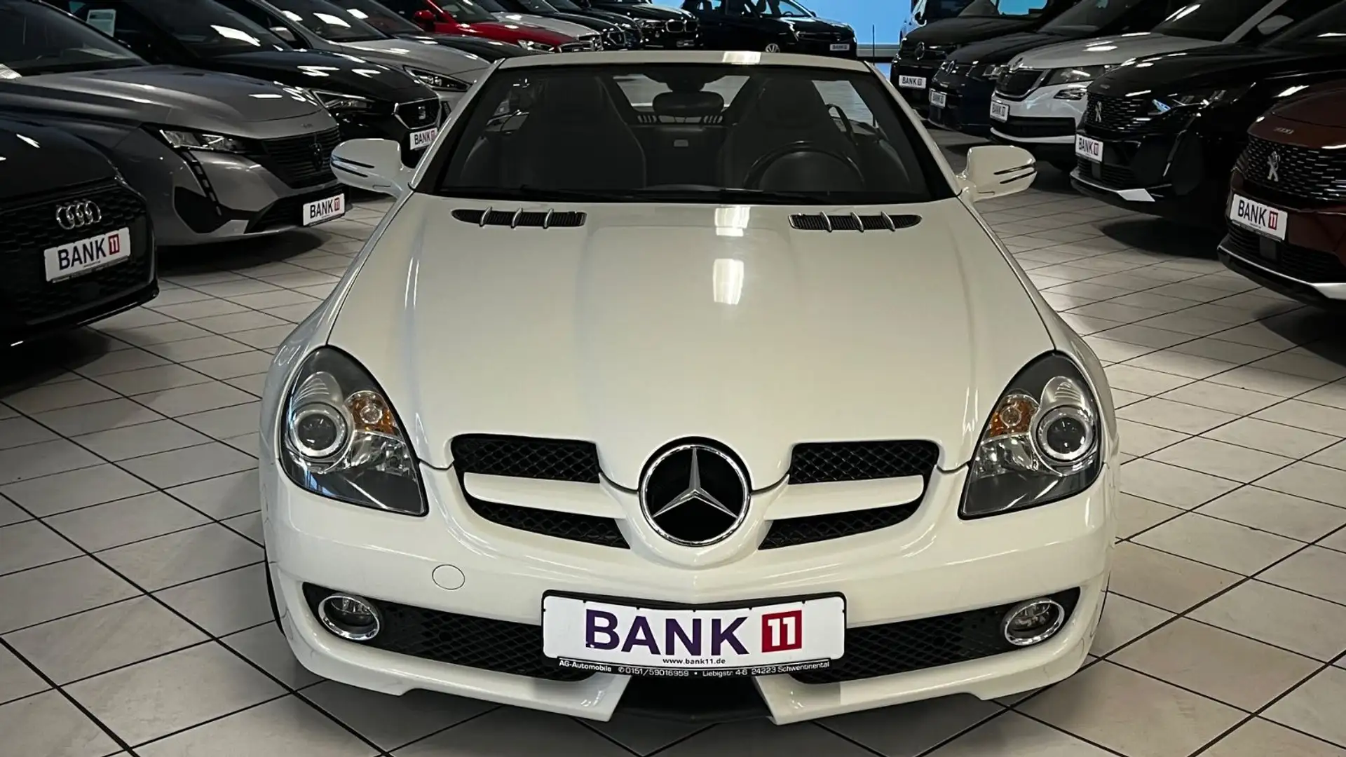 Mercedes-Benz SLK 200 Kompressor TÜV&AU neu&Garantie Weiß - 1
