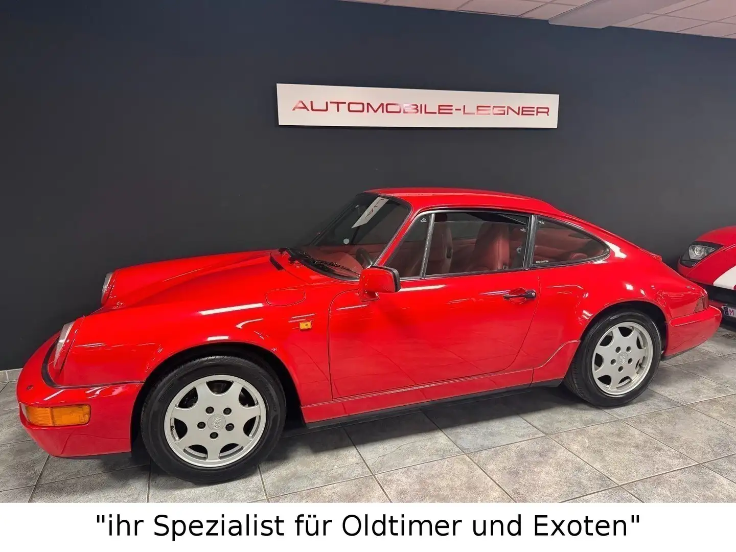 Porsche 964 Carrera 2 Münchner Auslieferung wie neu 1 Hd Rot - 1