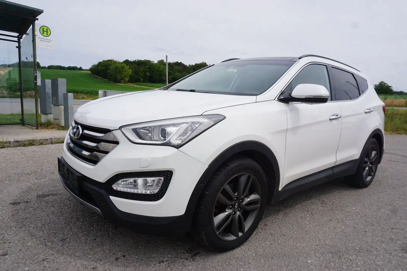 Hyundai SANTA FE Style 4WD 2,2 CRDi Weiß - 2