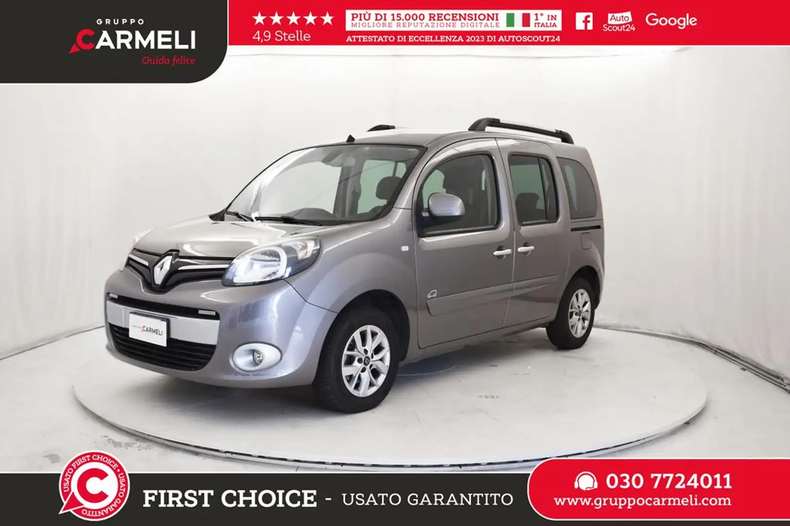 Renault Kangoo 1.5 blue dci Limited 95cv Grigio - 1