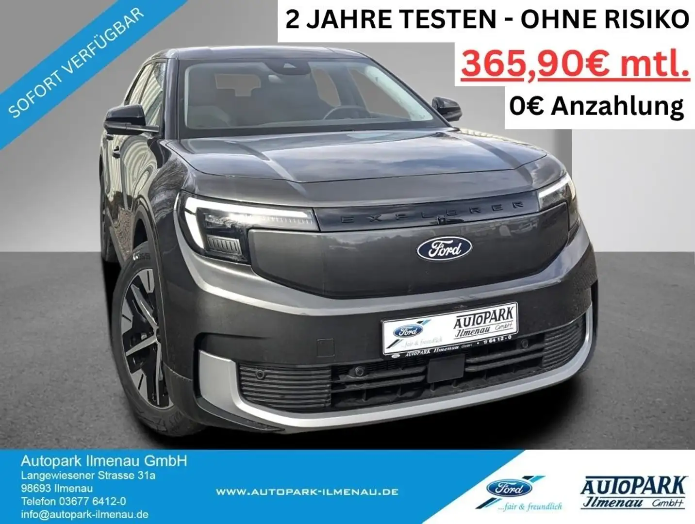Ford Explorer Elektromotor mit Extended Range RWD 77kWh Explorer Grigio - 1