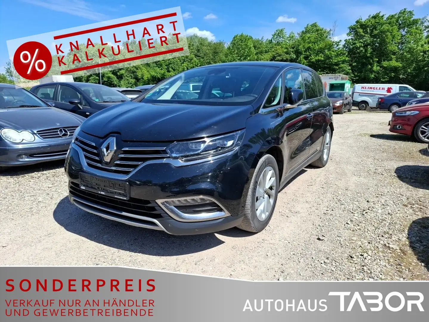 Renault Espace 1.6 dCi 160 Intens HUD ACC CityP Nav LED Schwarz - 1