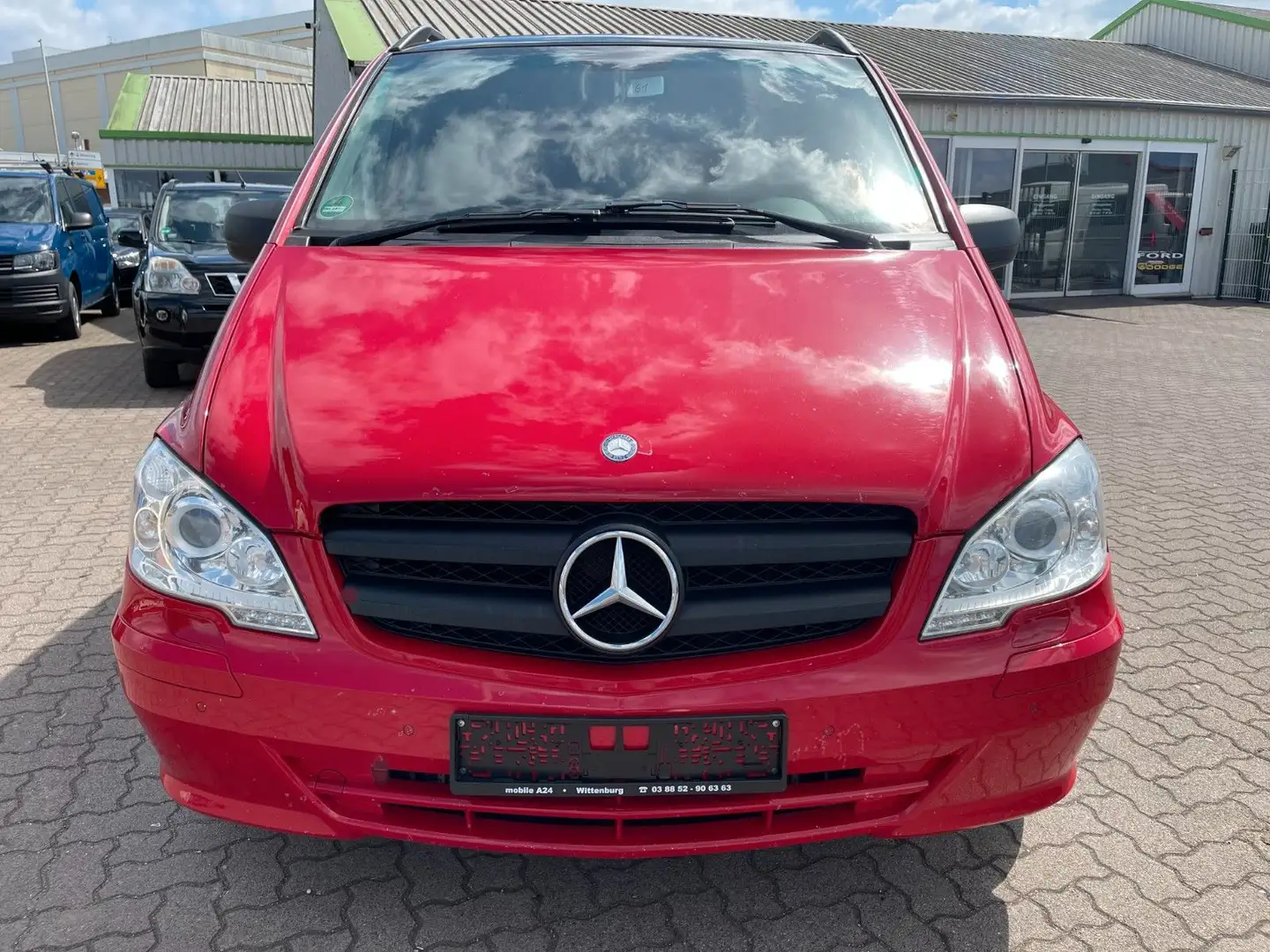 Mercedes-Benz Vito Mixto 122CDI lang  2 SCHIEBETÜREN XENON AHK Rot - 2