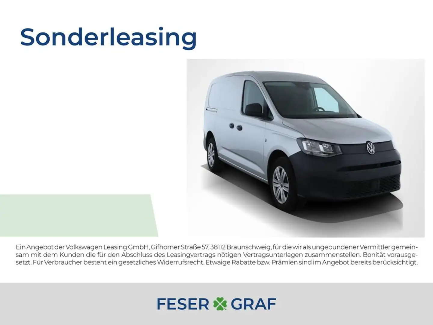 Volkswagen Caddy Cargo 2.0 TDI AHK vorber. CarPlay Klima Sitzh. Silber - 1