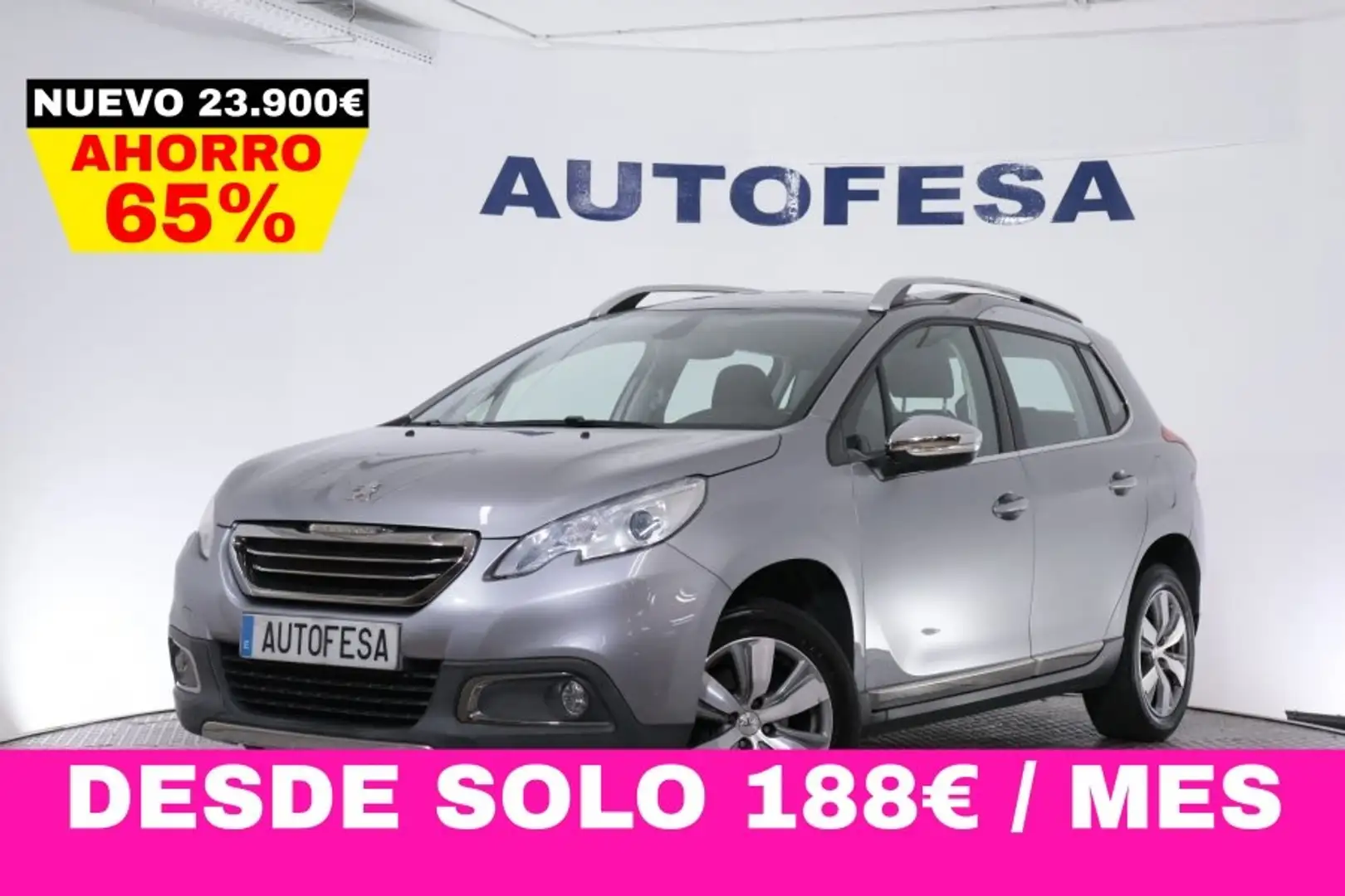 Peugeot 2008 1.2 PURETECH 130CV ALLURE 5P # NAVY,PARKTRONIC Gris - 1