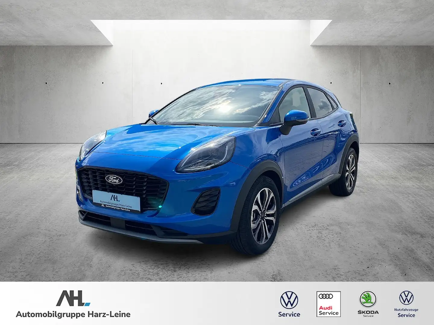 Ford Puma 1.0 EcoBoost "Titanium" DSG/NAVI/LED/PDC/RFK Azul - 1