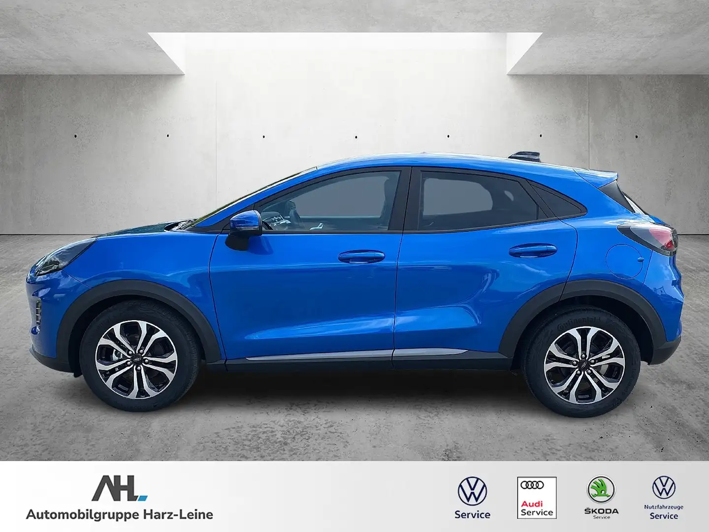 Ford Puma 1.0 EcoBoost "Titanium" DSG/NAVI/LED/PDC/RFK Azul - 2