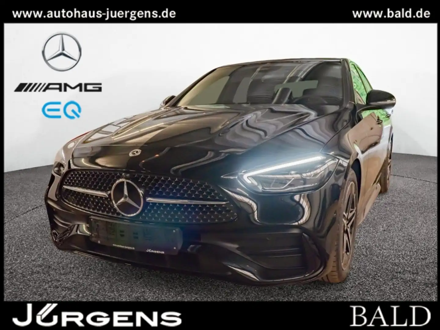 Mercedes-Benz C 180 AMG-Sport/LED/Night/360/Totw/Ambiente Schwarz - 1