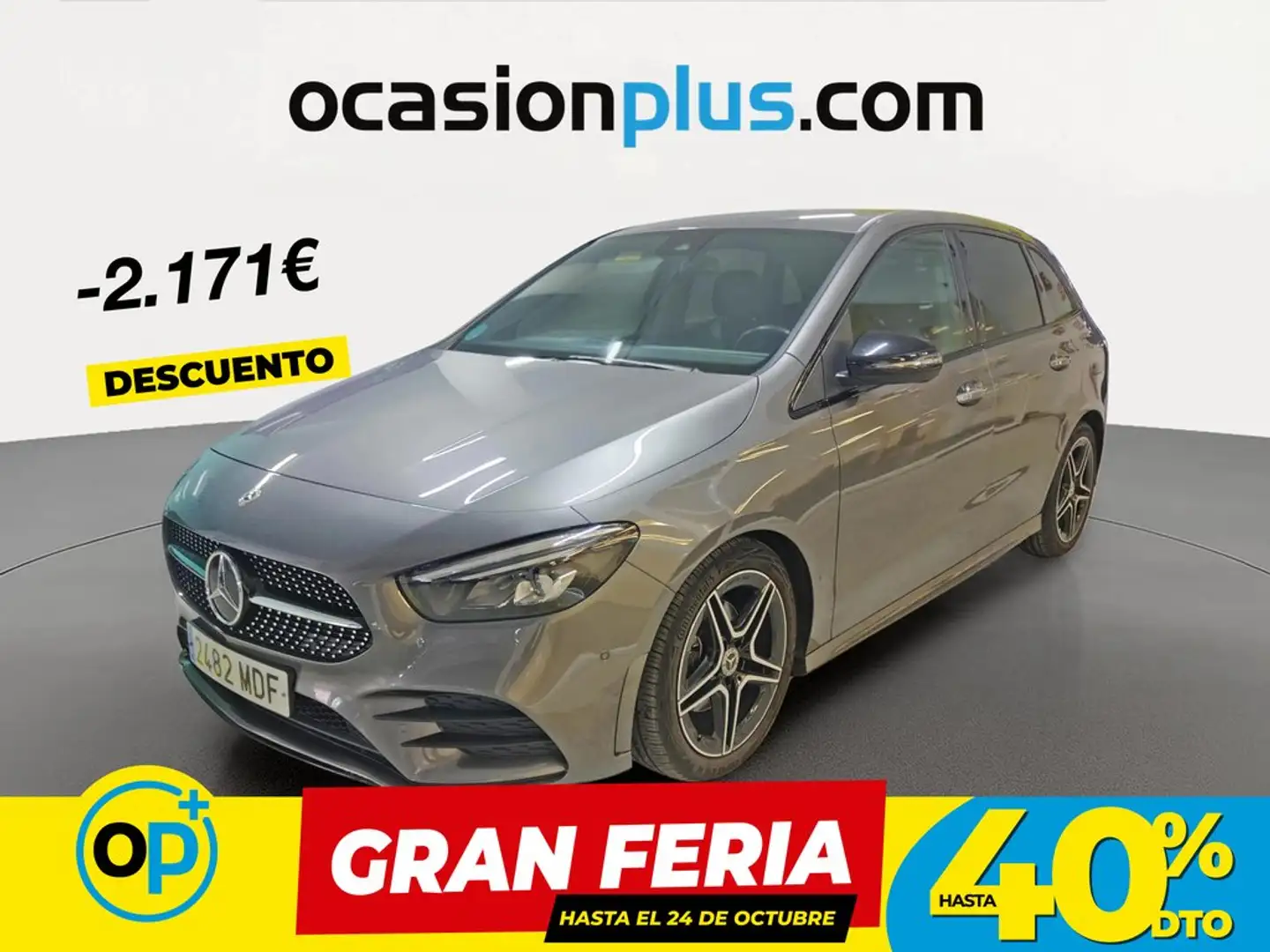 Mercedes-Benz B 200 200d 8G-DCT Gris - 1