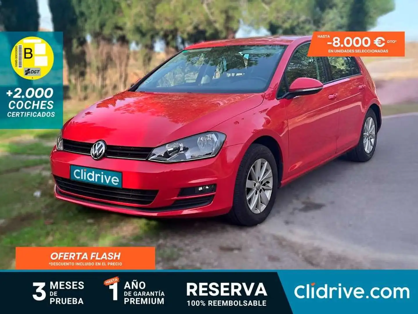 Volkswagen Golf 1.6TDI Advance 85kW Rouge - 1