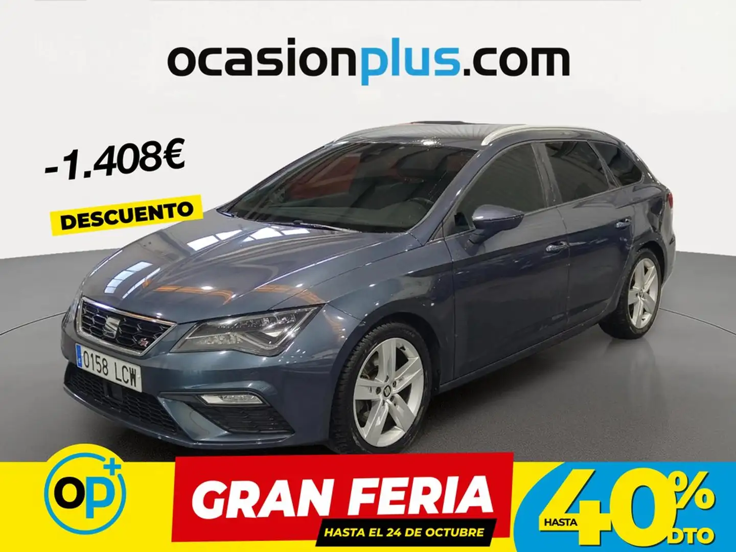 SEAT Leon ST 1.5 EcoTSI S&S FR Fast Edition Plus 150 Gris - 1