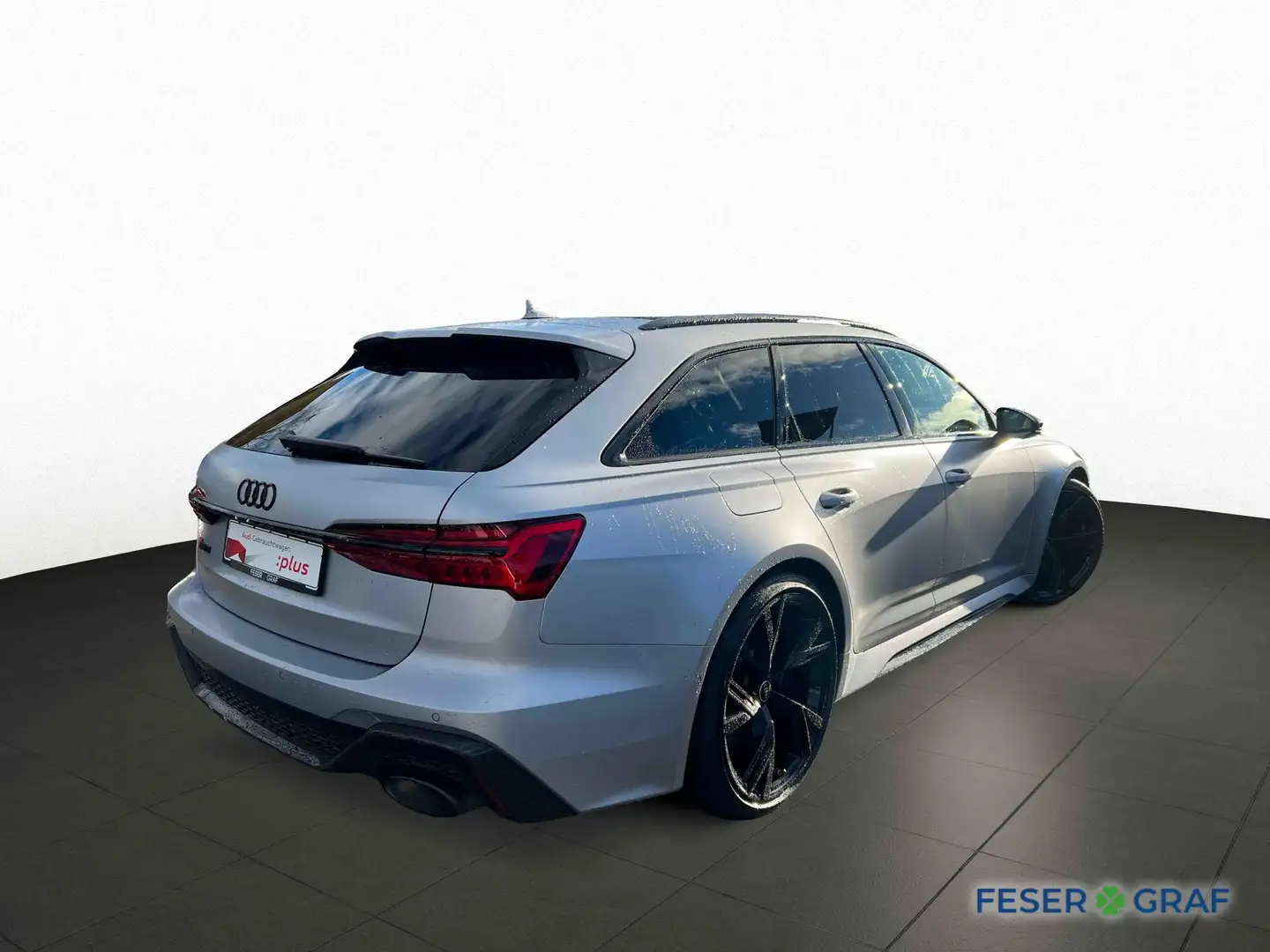 Audi RS6 Avant qu. tiptr. ACC+HD-MATRIX+STANDHZ Plateado - 2