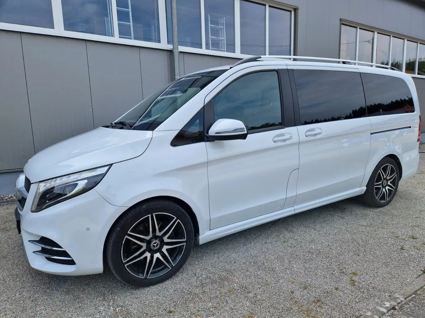 Mercedes-Benz V 300 d EDITION lang Blanc - 1