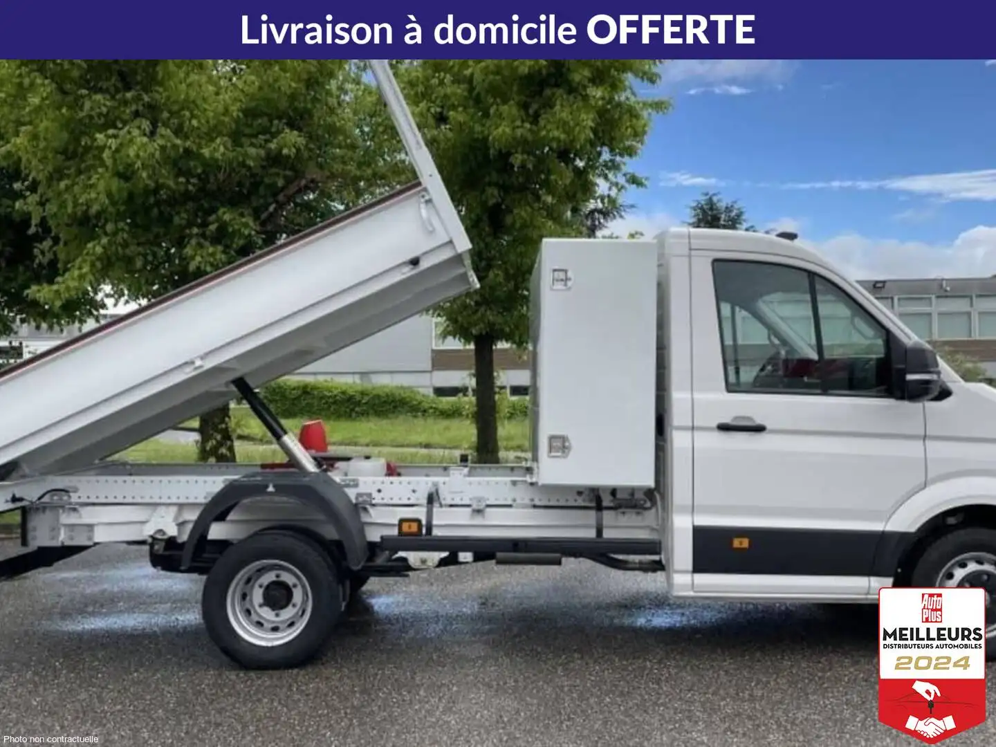 Volkswagen Crafter CRAFTER CSC PROPULSION (RJ) 50 L3 2.0 TDI 163 CH B Blanc - 1