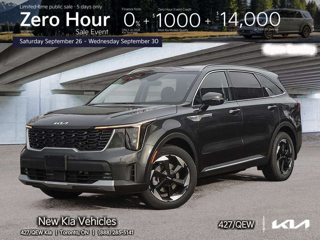 Gray 2026 Kia Sorento Hybrid SUV / Crossover  6-Speed Automatic