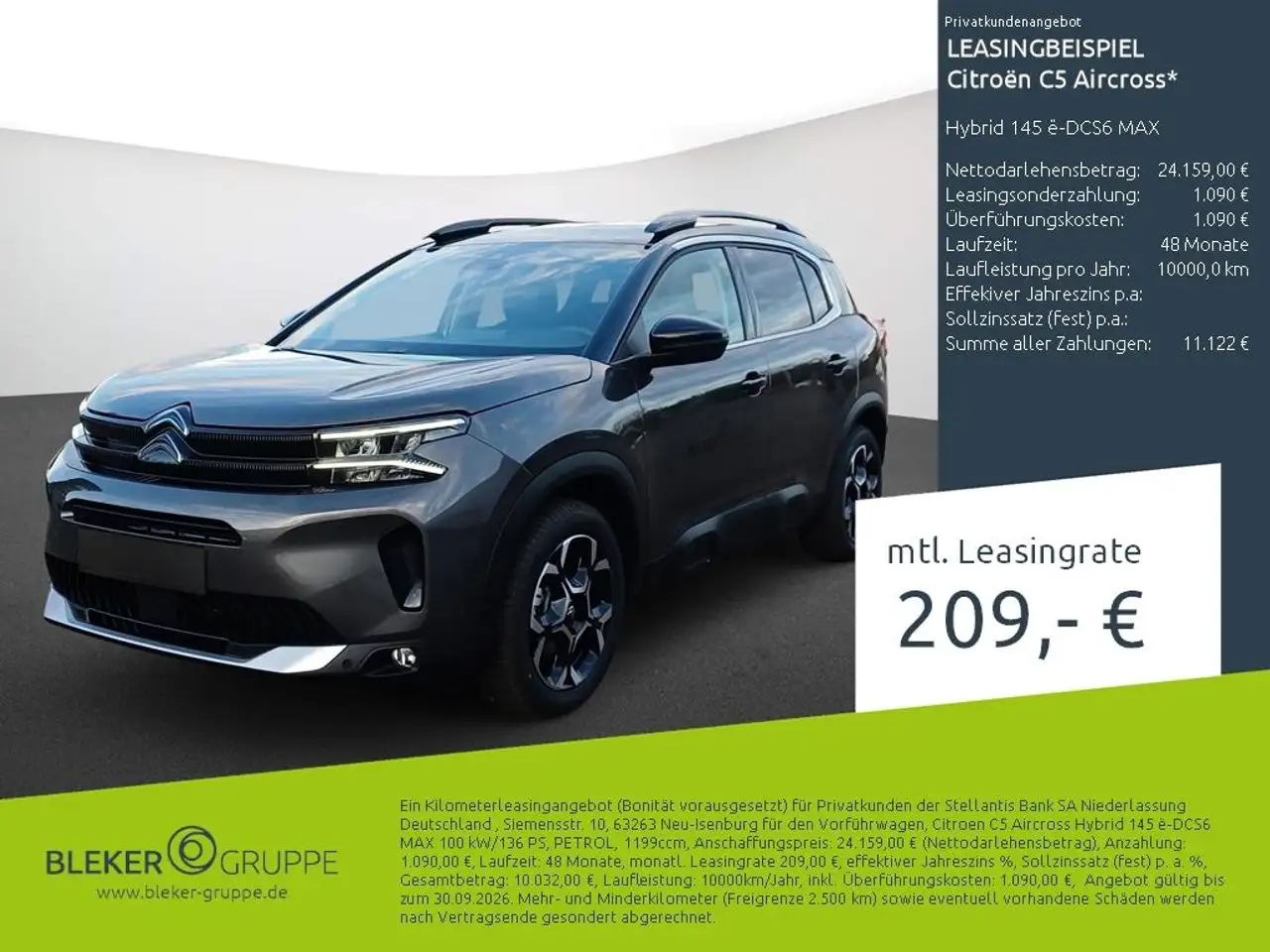 Citroen C5 Aircross Hybrid 145 ë-DCS6 MAX