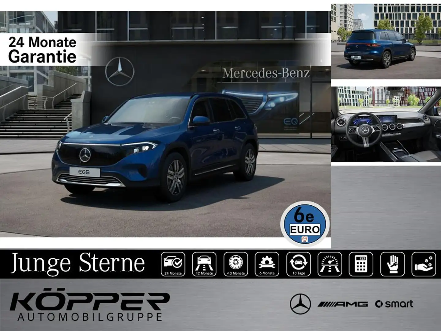 Mercedes-Benz EQB 300 4M Progressive Advanced PLUS Kamera LED Bleu - 1