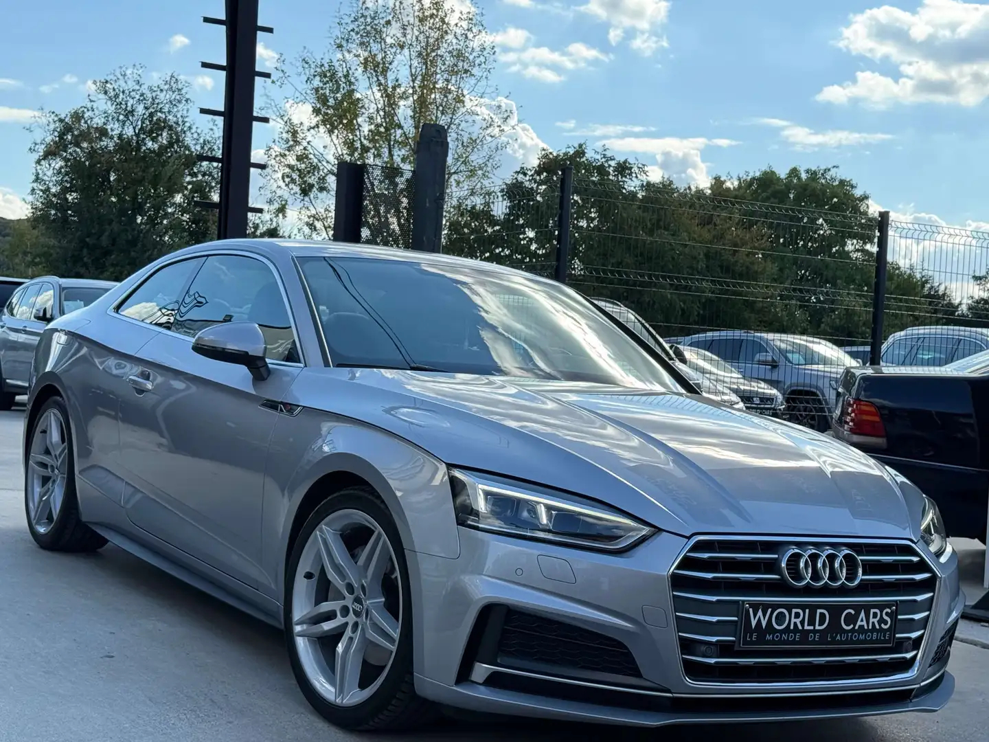 Audi A5 Coupé 2.0 TDi 3X S-LINE COCKPIT MASSAGE FULL OP Silber - 2