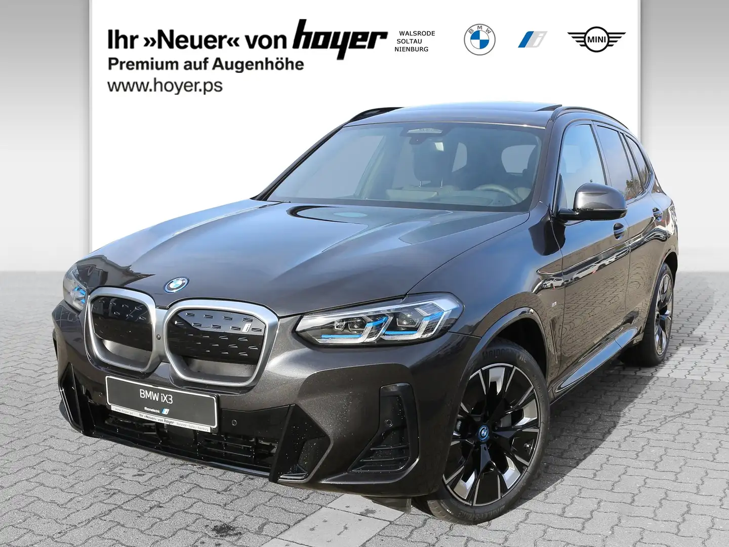BMW iX3 Impressive AHK Laserlicht HUD  Head-Up DAB Grijs - 1