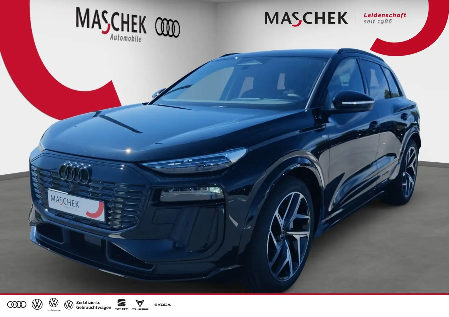 Audi Q6 e-tron quattro AHK TechPro 21'' MMIPro S-Line Schwarz - 1